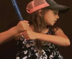Victoria enjoys playing baseball.